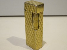 ACCENDINO in metallo vintage d'epoca collezione COLIBRI ROLA 7 colore oro vecchi