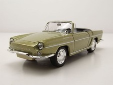 Modellino auto Renault Caravelle Cabrio 1959 verde 1:24 Welly