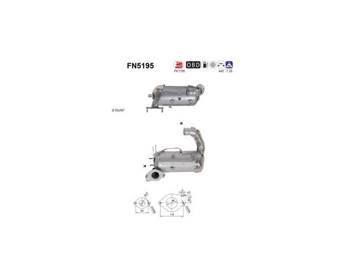 Fap per nissan qashqai - per, ii