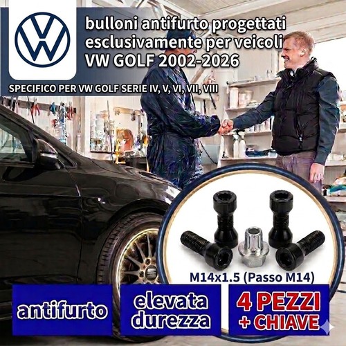 Kit dadi antifurto per - dadi,