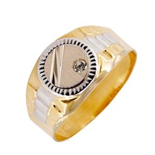 Anello Uomo Chevalier Tondo In