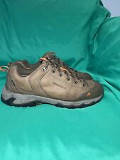 Scarpe da passeggio uomo Karrimor impermeabili in pelle marrone stringate UK 9