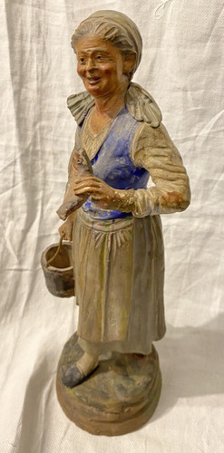 Antica statua terracotta - statua, da