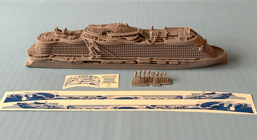Kit modellino nave crociera - modellino,