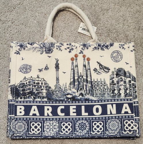 Borsa tote tela barcellona - tote,