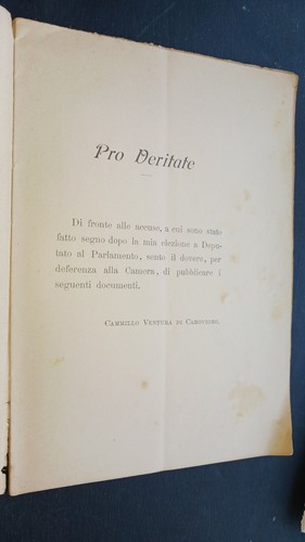 Pro veritate camillo ventura - veritate,