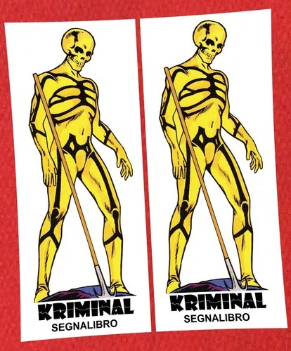 Kriminal adesivi segnalibro - adesivi,