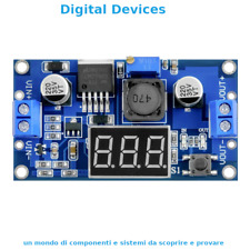 Modulo Convertitore DC-DC Step-Down Regolatore Tensione 1.3-37V con Display