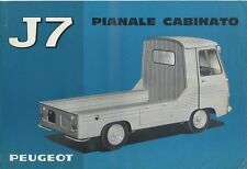 BROCHURE DEPLIANT PEUGEOT J7 FURGONE PIANALE CABINATO