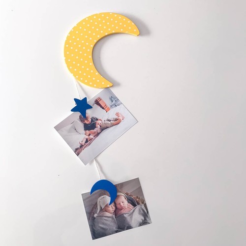 Portafoto luna decorazione - luna,