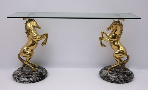 Consolle italiana ottone - consolle,