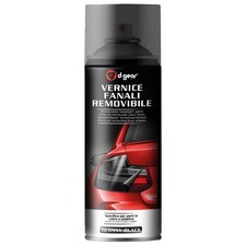 SPRAY VERNICE NERA FANALI OSCURANTE BOMBOLETTA 400 ML AUTO MOTO FARI OPACA DGEAR