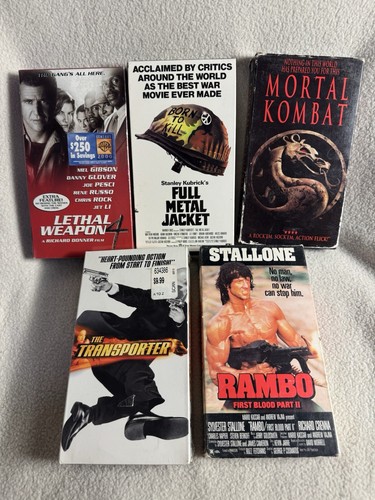 Action movie vhs - movie, lot