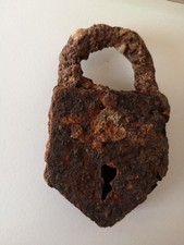 Lucchetto Antico Corroso Sec. XIX