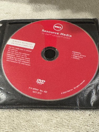 Dell resource media for - media,