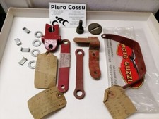 MOTO GUZZi 65 set 15 pezzi ricambi vari nuovi originali epoca segnati dal tempo