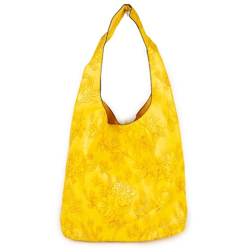 Borsa donna gialla grande