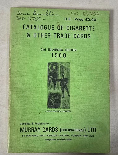 Catalogue cigarette and - catalogue,