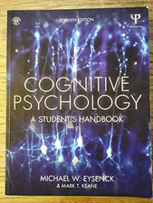 Cognitive Psychology: A Student's Handbook by Keane, Mark T. Book The Cheap Fast
