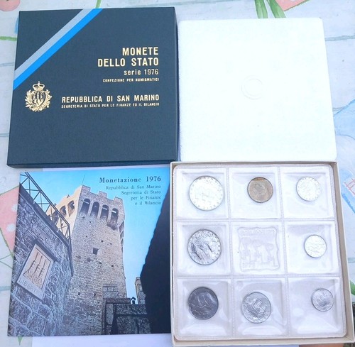 Monete dello stato serie - dello, 1976