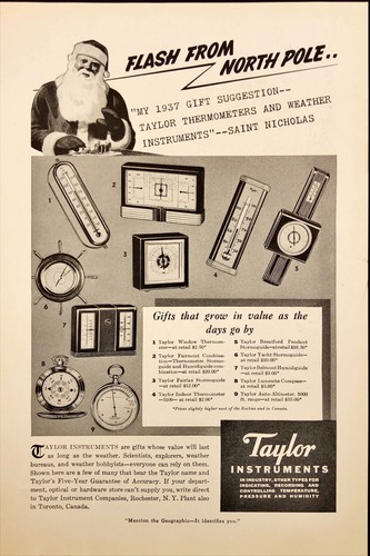 1937 taylor instruments - 1937,