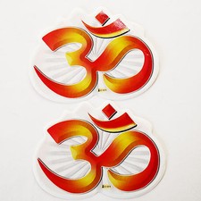 Adesivo Sticker 2 x OM, India