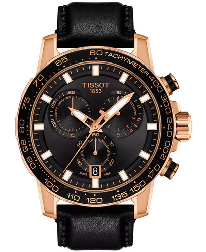 Tissot supersport 5mm black - 45.5mm,