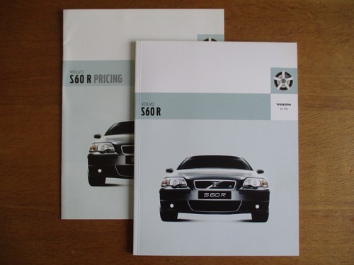 Volvo s60 brochure - r, (s60r)
