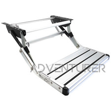 ADVENTURER GRADINO PIEGHEVOLE SINGOLO ELETTRICO CON LUCE LED CAMPER