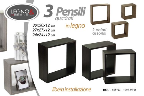 Mensole parete pensile - mensole, da