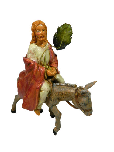 Cristo asino fontanini cm - su,