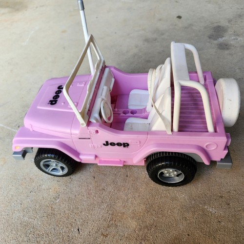 Barbie vintage blu jeep - blu,