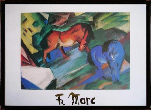 Famosi cavalli franz marc - cavalli,