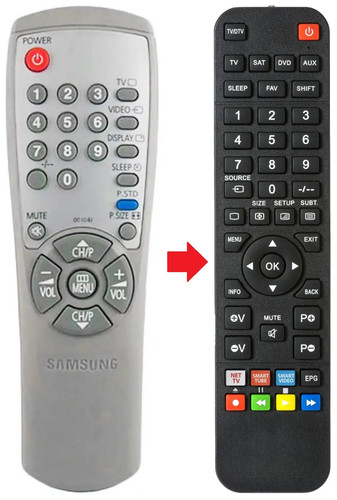 Telecomando adatto per samsung - telecomando,