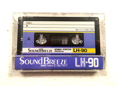 Sound Breeze LH 90 audiocassetta nastro vuoto sigillato Made in Japan tipo II raro