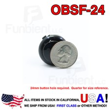 Sanwa OBSF-24 - NERO pulsante