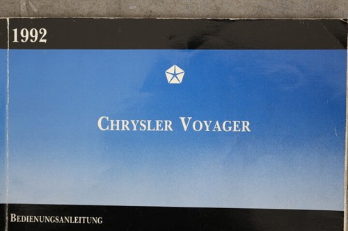 Chrysler voyager manuale - voyager,