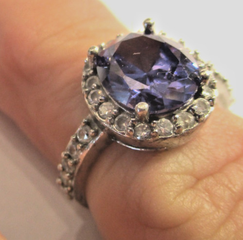 Anello grappolo argento - a,