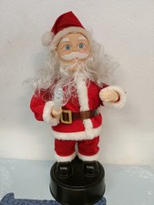 Babbo Natale Con Luce Santa Roughly 18" Tall Vintage Holding Light