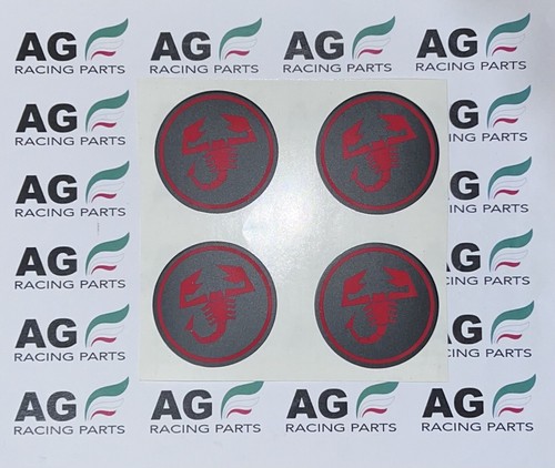 Adesivi coprimozzi 52mm - coprimozzi, abarth