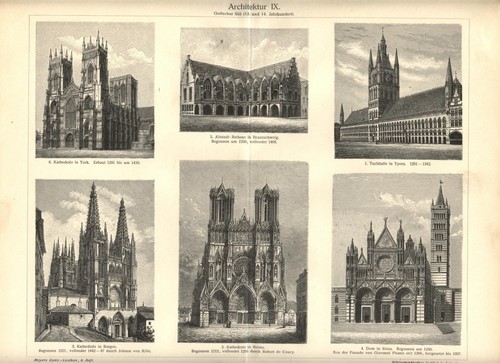 1883 architettura gotica - 1883, siena