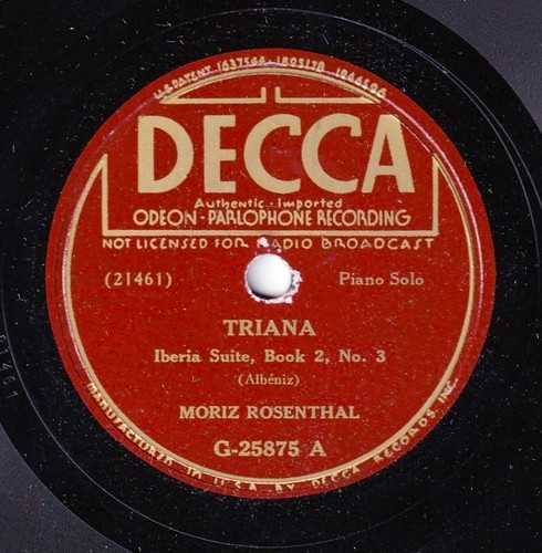 Rosenthal albeniz - rosenthal., (triana)