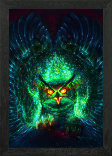 Poster android netrunner gufo - netrunner,