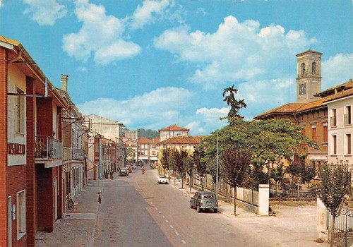 Cartolina quistello via - quistello,
