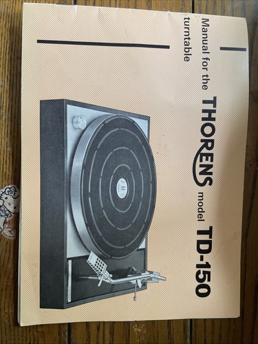 Thorens 150 manuale - -150,