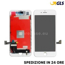 DISPLAY LCD APPLE IPHONE 7 SCREEN SCHERMO FRAME COMPLETO BIANCO