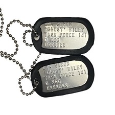 DogTag Piastrine Militari Inox
