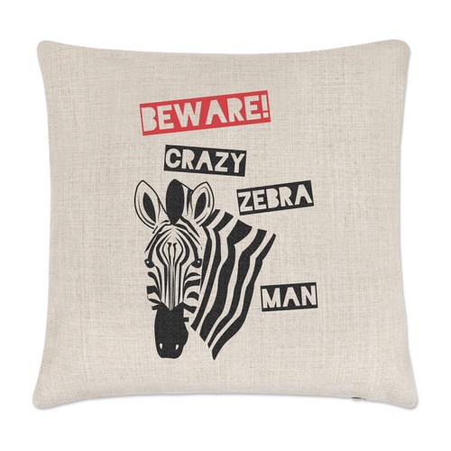 Beware pazzo zebra uomo - pazzo,