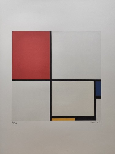 Firmato piet mondrian - mondrian,