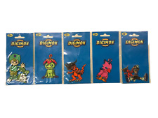 DIGIMON 5 TOPPE RICAMO TERMOADESIVO CON FERRO DA STIRO PER ABBIGLIAMENTO TESSUTO